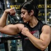 Teen muscle girl Fitness girl Shreya